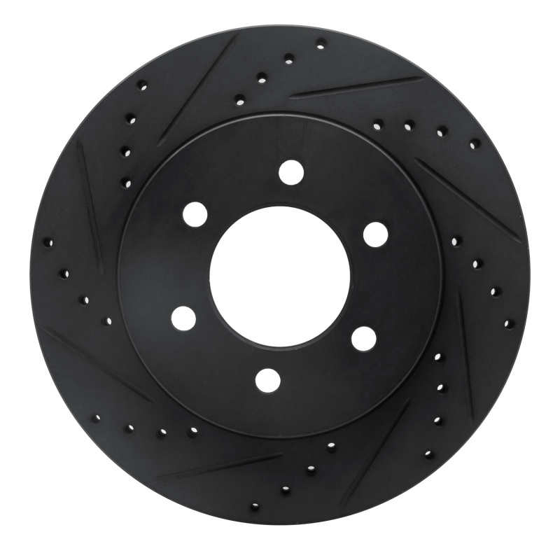 Ford F-150 Brake Rotor (1) - Front Left - R1 Concepts - Drilled & Slotted - Black - `04-`08 Ford F-150 Brake Rotor (1) - Front Left - R1 Concepts - Drilled & Slotted - Black - `04-`08